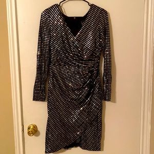 Nightway sequin dress